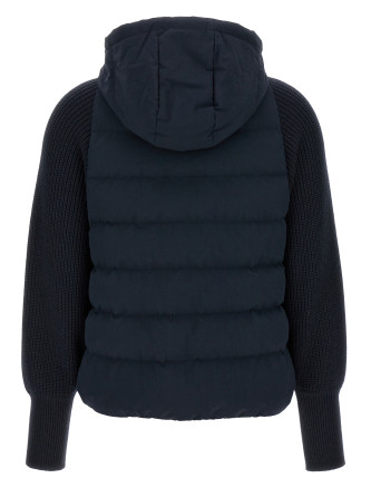 Two-material puffer jacket #