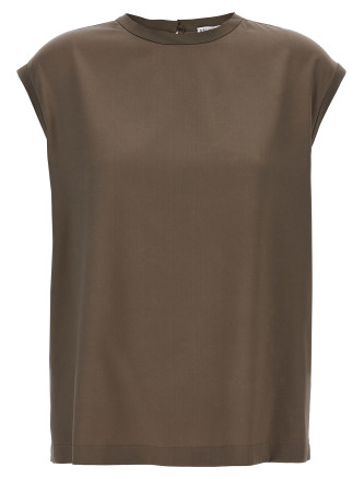 Monile satin T-shirt