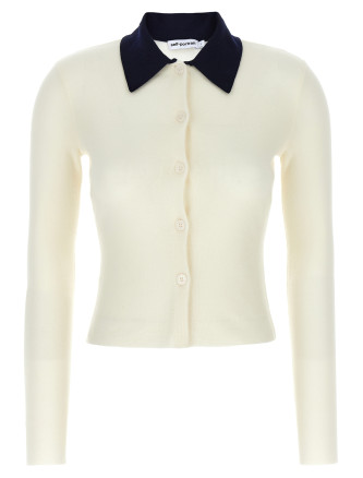 'Cream Merino Wool' cardigan