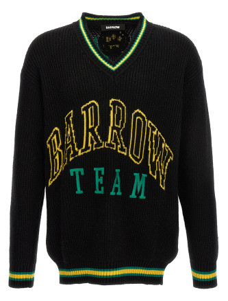 Logo embroidery sweater