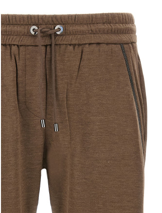 'Shiny Pocket Detail' joggers #