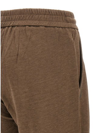 'Shiny Pocket Detail' joggers #