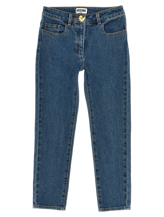 Button detail jeans #1