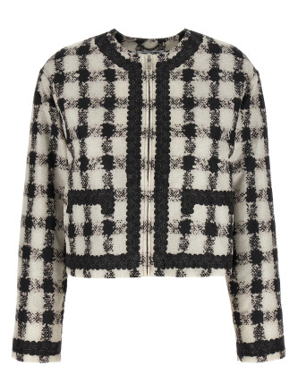 'Texture' print jacket
