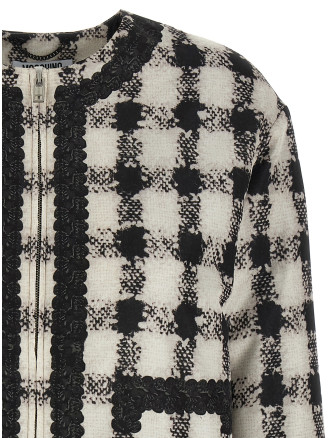 'Texture' print jacket #