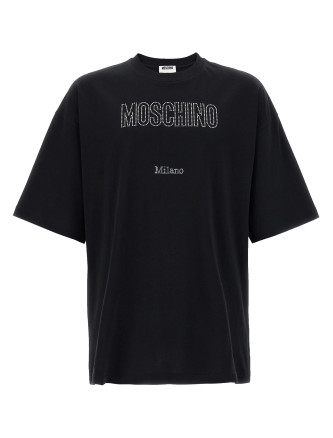 Rhinestone logo T-shirt