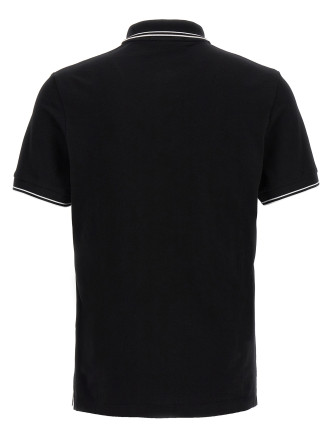 Logo patch polo shirt #