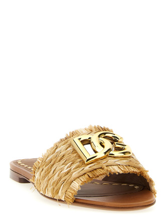 Raffia braid slides #