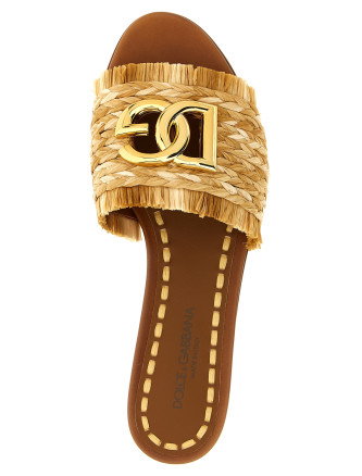 Raffia braid slides #