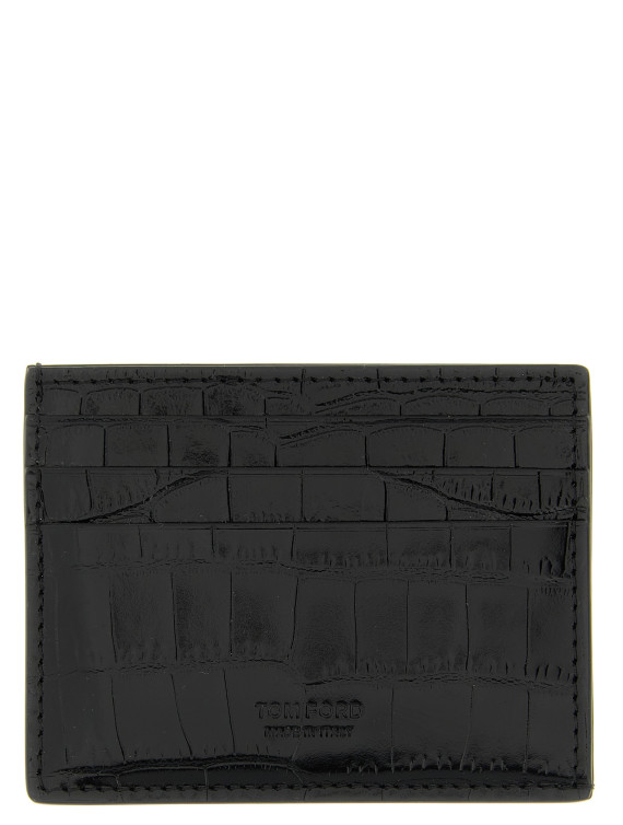 Crocodile leather card holder #1