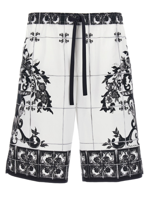 'Maiolica' print bermuda shorts #1