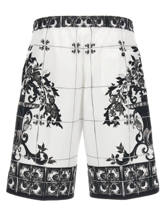 'Maiolica' print bermuda shorts #
