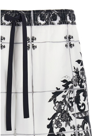 'Maiolica' print bermuda shorts #