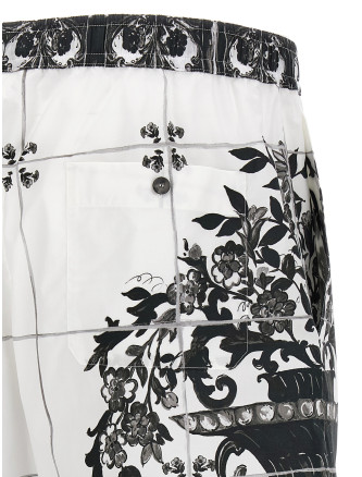 'Maiolica' print bermuda shorts #