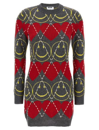 'Smiley®' wool dress