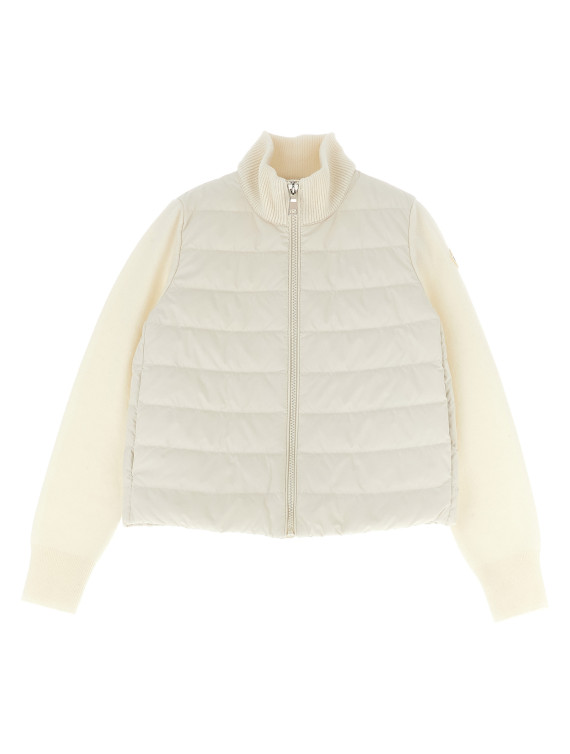 Two-material cardigan #1