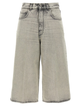 'Belle Pearl Grey' Bermuda Shorts