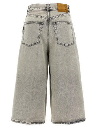 'Belle Pearl Grey' Bermuda Shorts #
