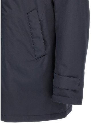 Removable hood parka #