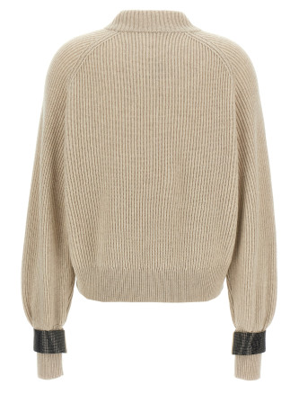 Monile cuffs sweater #