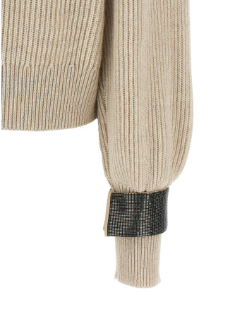 Monile cuffs sweater #