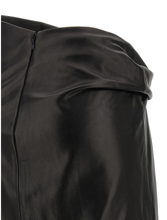 Plongé nappa skirt #