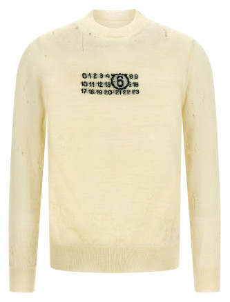 'Numeric signature MM6' sweater