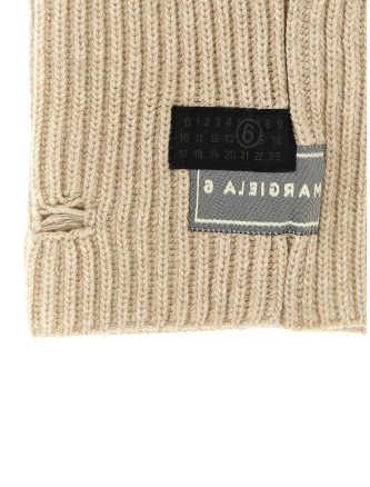 Distressed wool balaclava #