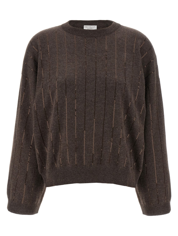 Sequin cashmere sweater #1