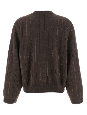 Sequin cashmere sweater #