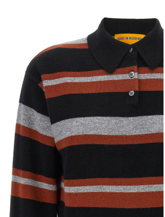 'Collegiate Stripe' polo shirt #
