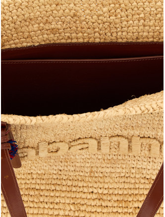 'Natural Raffia Tote Bag' shopping bag #