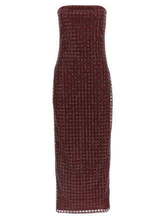 'Beaded Maxi Tube' dress