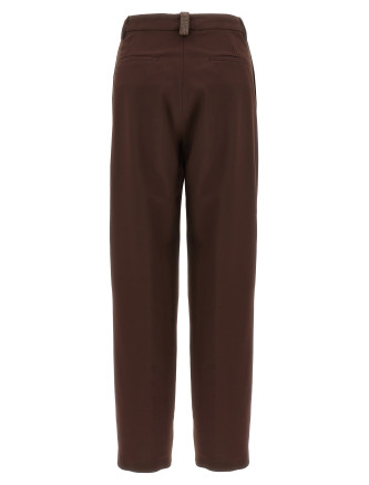 Jewel detail pants #