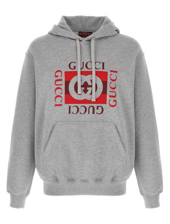 'Gucci Incrocio GG' print hoodie
