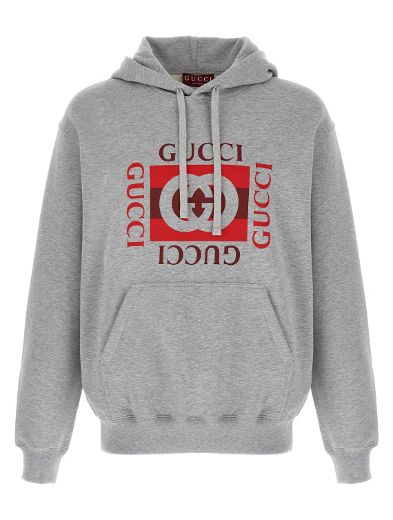 'Gucci Incrocio GG' print hoodie #1