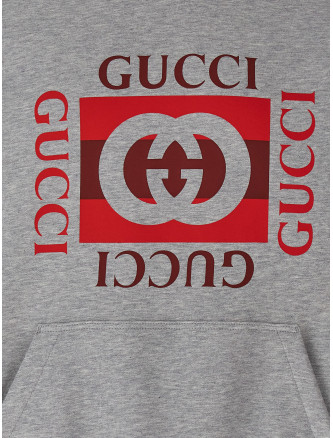 'Gucci Incrocio GG' print hoodie #