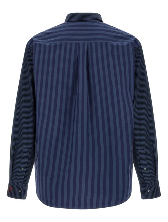 'Patchword Striped' shirt #