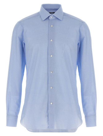 Honeycomb cotton shirt