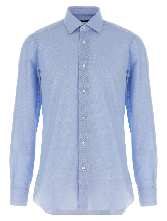 Honeycomb cotton shirt #1