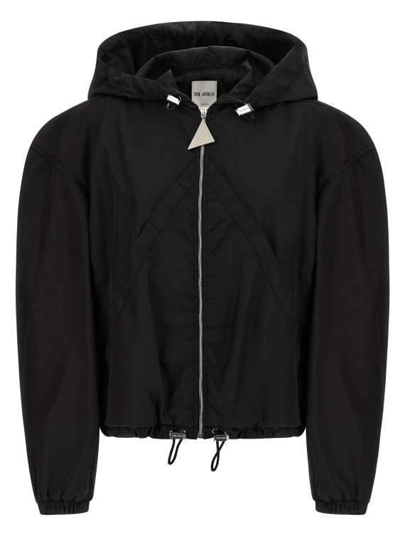 Maxi hood bomber jacket #1