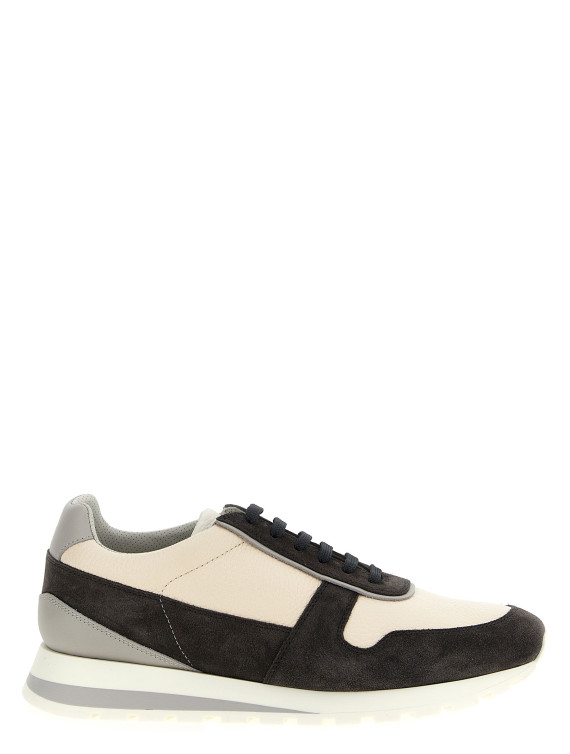 Leather suede sneakers #1