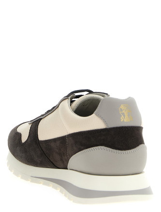 Leather suede sneakers #