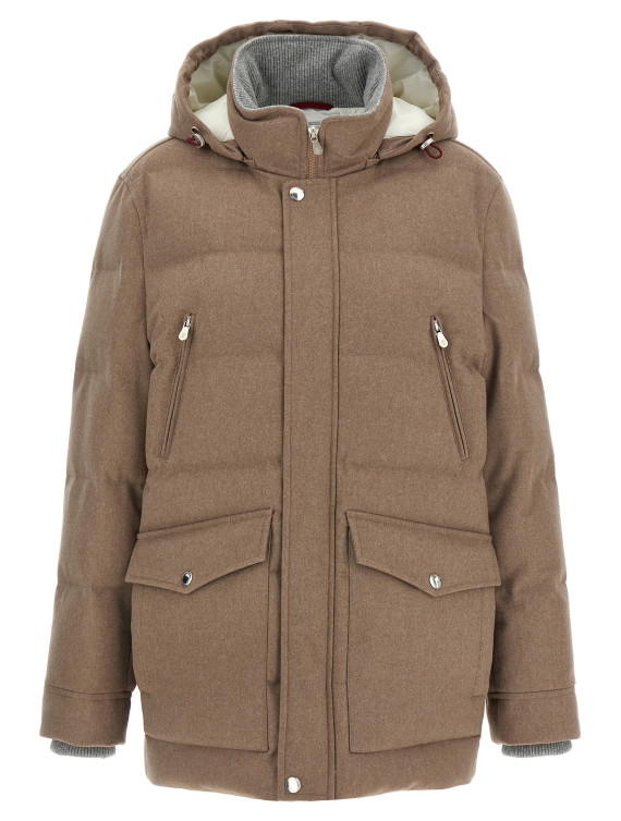 Flannel down jacket #1