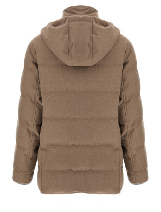 Flannel down jacket #