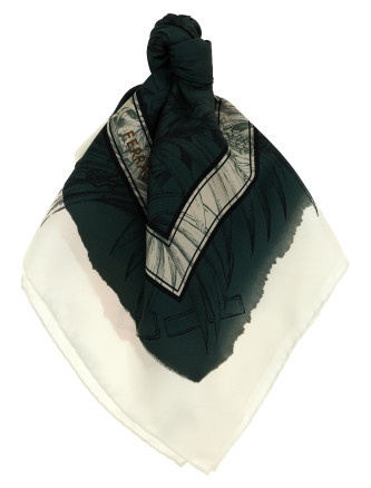 'Gravure' print scarf