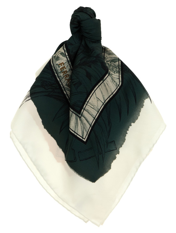 'Gravure' print scarf #1