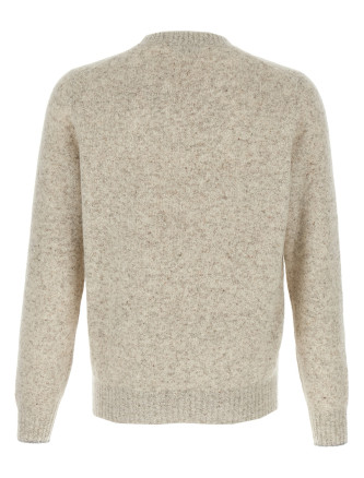 Buttoned yarn sweater #