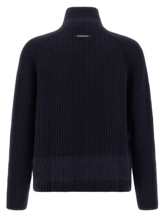 Carded wool insert cardigan #