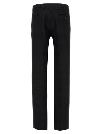 Check wool trousers #